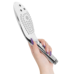 WOMANIZER - SOFFIONE DOCCIA STIMOLANTE CLITORIDEO WAVE CROMATO - immagine 4