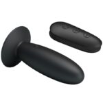 MR PLAY - PLUG ANALE CON TELECOMANDO VIBRAZIONE NERO - immagine 3
